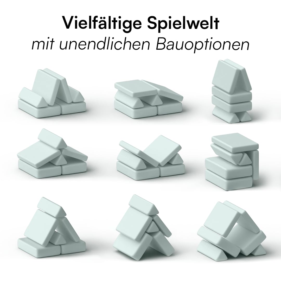 Bellabino Nile Spielsofa Maxi 4-TLG. für Kinder – Kindersofa Cord in Türkis – Spielesofa Schaumstoff Bausteine – modulare Kindercouch ausklappbar mit waschbarem Bezug – Sofa Kinderzimmer Kuschelecke