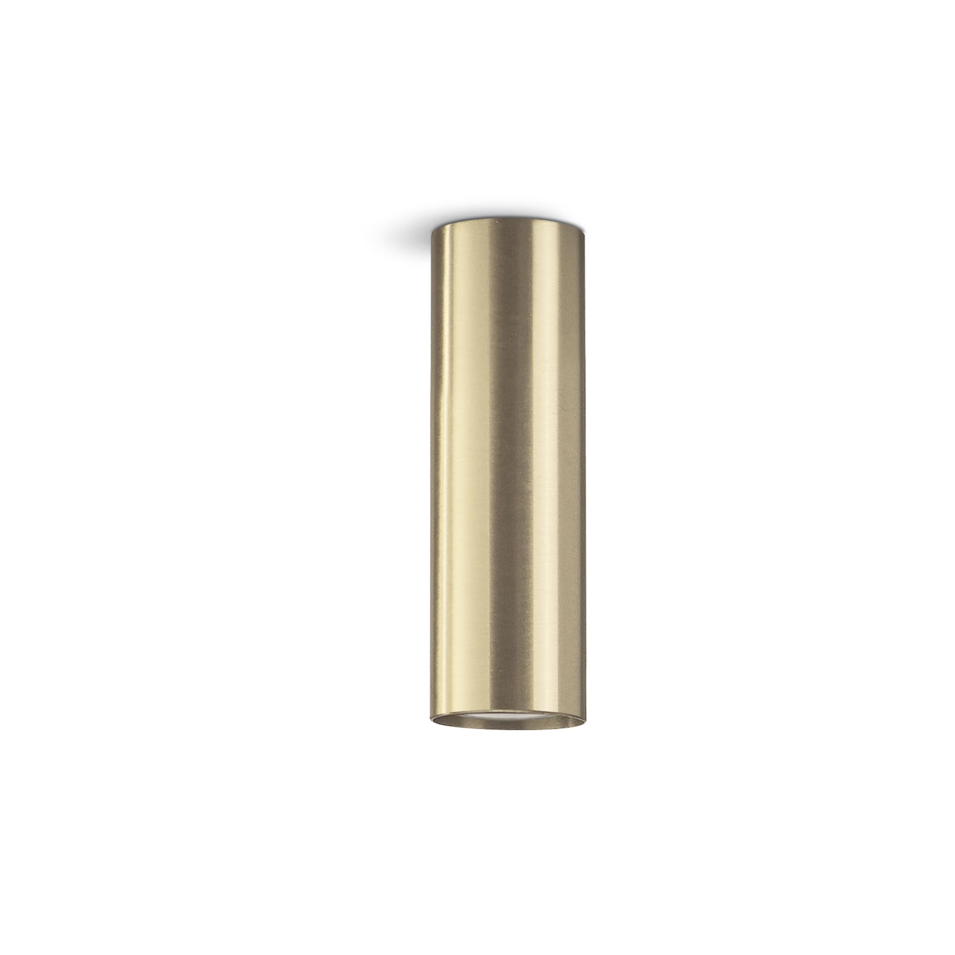 Lámpara de techo TANIA (H.17 cm), ø5,5 cm, GU10 50W, acero, oro, IP20, ilumina tus espacios interiores como salas de espera, dormitorios, salones pequeños, entradas, recepciones