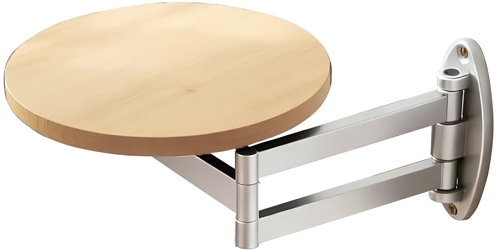 Table pliante murale pour petits espaces plateau rond flottant gain de place