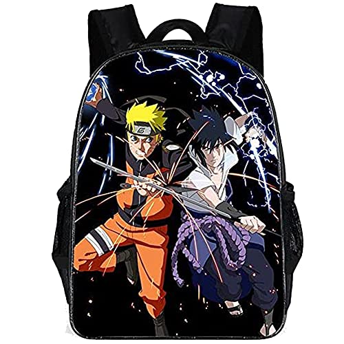 BESTZY Naruto Sacs à Dos pour Enfant, Naruto Imprimé 3D Sac à Dos Enfants Sacs Dos Cartable Scolaire Garçon Kids Backpacks Animé Sac Accessoire De Mode Sac À Dos pour Garçons et Filles