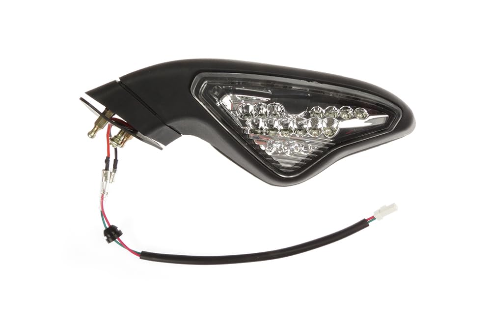 avdb-moto Coppia di Retrovisori compatibile con DUCATI 1098 H7 2007-2009, 1198 H7 2009-2012, 848 H6 2008-2012 con Frecce Integrate LED
