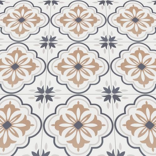 NUFLR Vinylboden Selbstklebend PVC Bodenbelag Selbstklebende Vinyl-Fliesen...