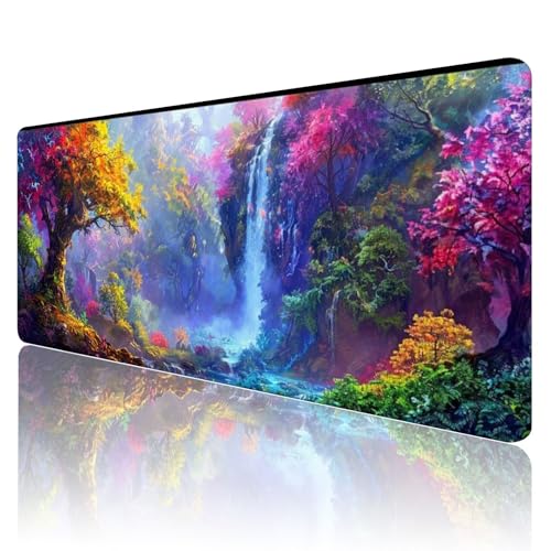 Tapis de souris gamer XXL antidérapant sous-main pc tapis souris abstrait V81