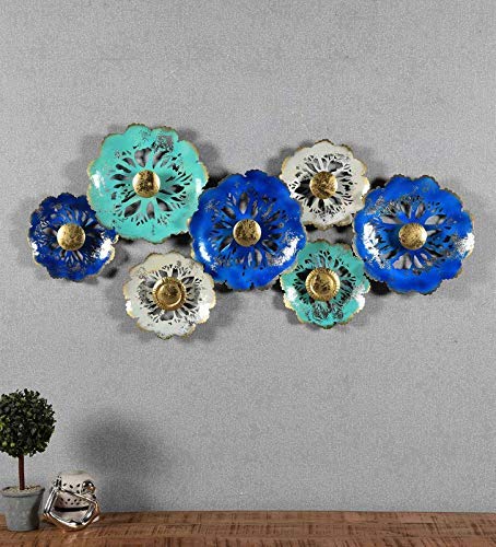 KUMAR INDUSTRES Caby Flower Floral Wall Art Panel for Living Room (20X3.5X40 inch)