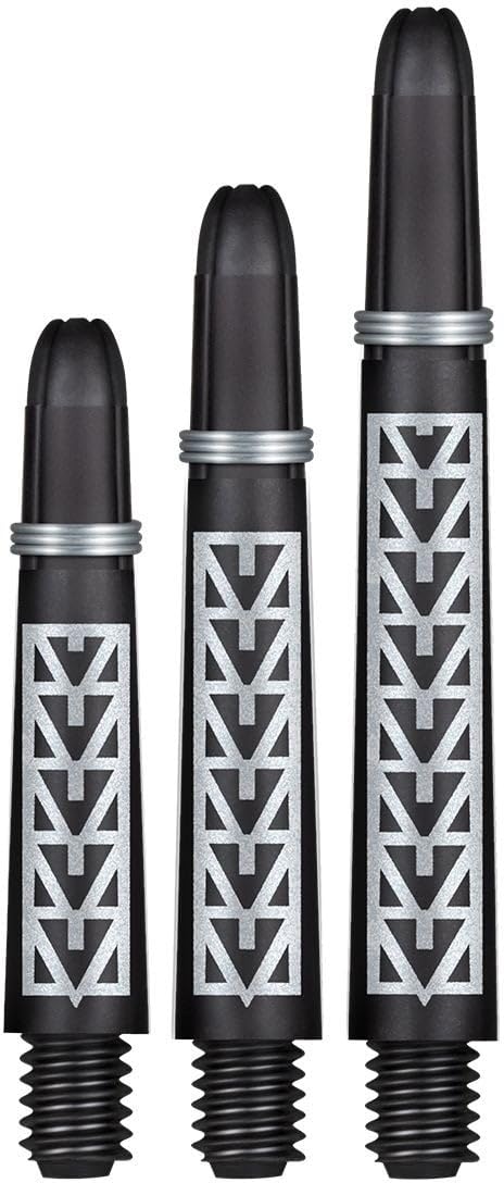 Shot Dart Shafts Koi Carbon with Spring Ring, High-Quality Dart Shafts Stable and Long Durable (IM - Intermediate, White)
