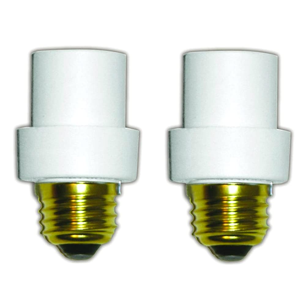 Ideas In Life 2 Pack Automatic Light Sensors On at Night Off During The Day Photo Sensor Light Sockets