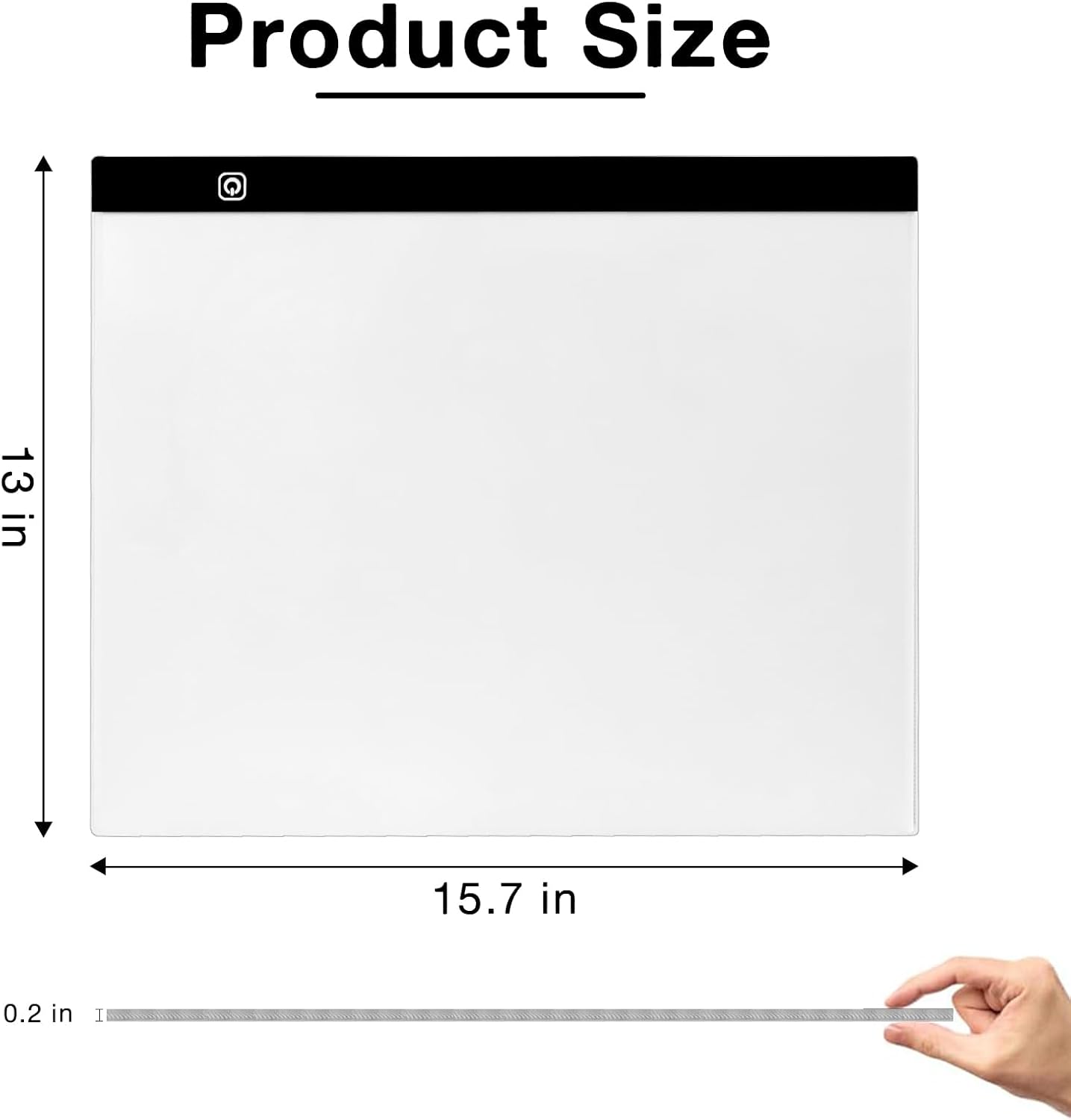 Funshot A3 Led Light Pad Tracing Light Box with USB Power Cable and 4 Fasten Clips,3 Levels of Brightness,Diamond Art Light Board,Sketching,Painting, Sketching,Tracing