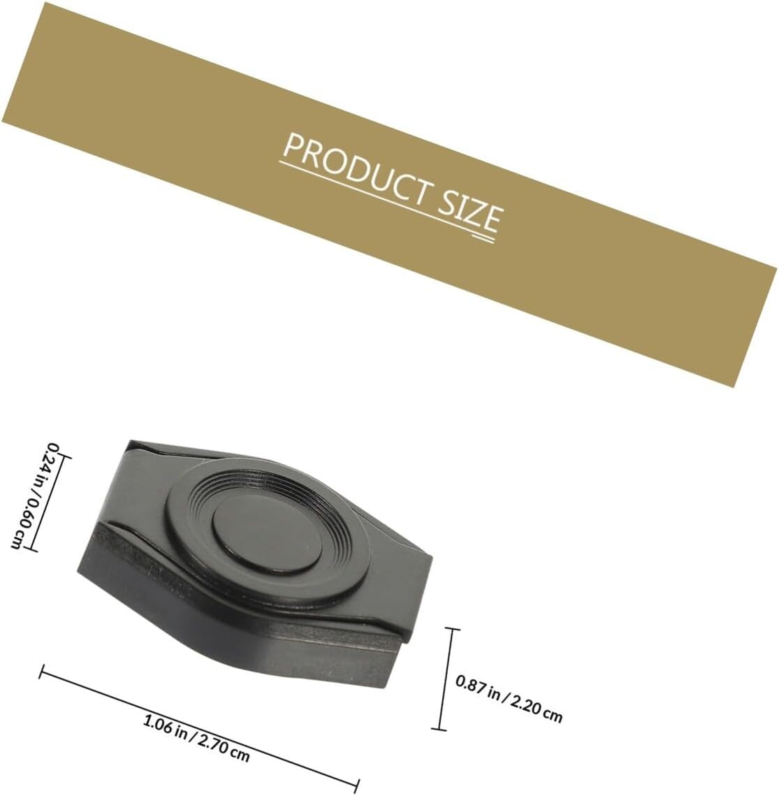 USB Camera Privacy Cover 6 Pack Black Plastic Lens Protection image 2