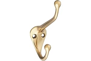 National Hardware N198-101 V1960 Coat Hook, Solid Brass