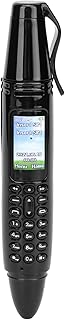Stylo Mini Téléphone Portable, Téléphone Portable à écran Minuscule de 0,96'', Numéroteur Bluetooth Rechargeable Multifonc...