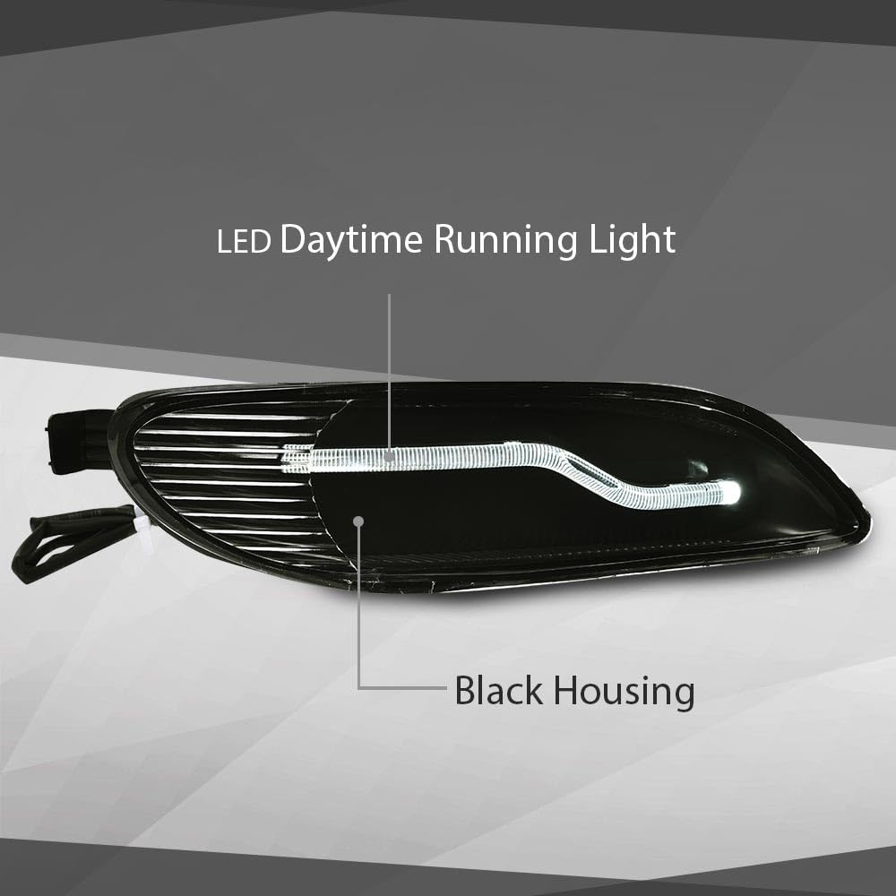 CHEDA LED Front Fog Light Lamps Assembly Compatible with Toyota Corolla 2001-2008/ Camry 2002-2004