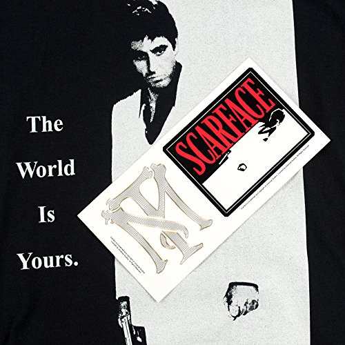 Popfunk Scarface The World is Yours T Shirt & Stickers, Black4
