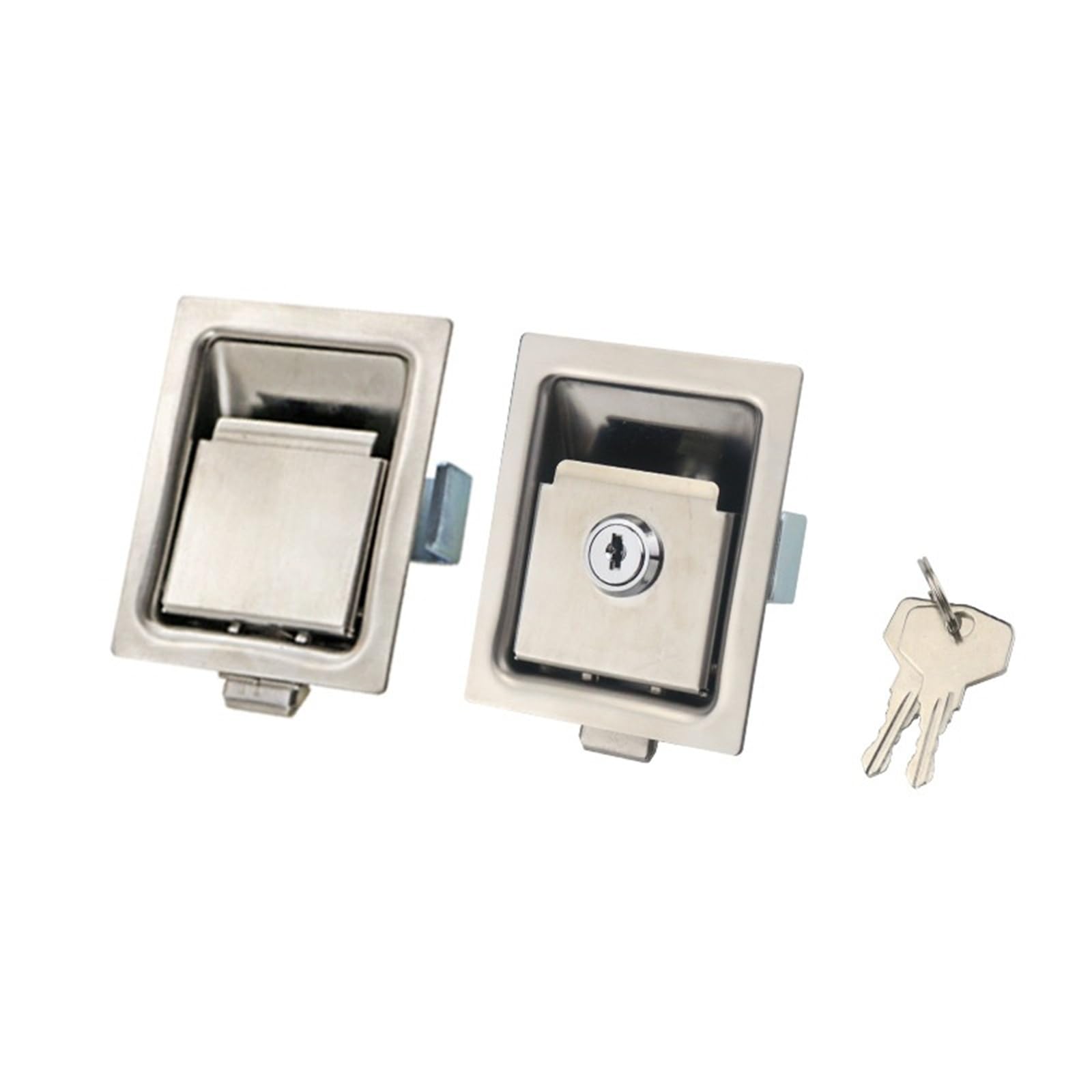 WPOIYHGBY Stainless Steel Flat Collision Lock Industrial Equipment Machinery Switch Cinet Distribution Box Door 1Pcs