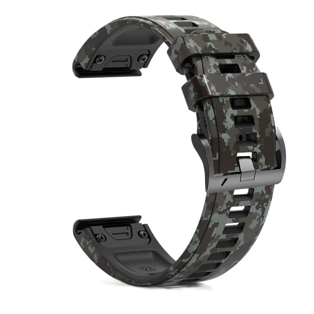 Evita rozaduras con la correa Garmin Fenix 6 de silicona transpirable 8
