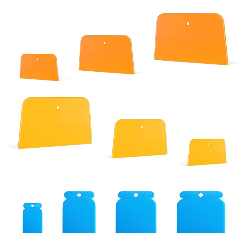 Kit de Espátulas para Massa de Funilaria Snmzlc com 10 Peças, 2,3,4, 5 e 6 Polegadas, para Massa, Betume, Glaze e Selante US212