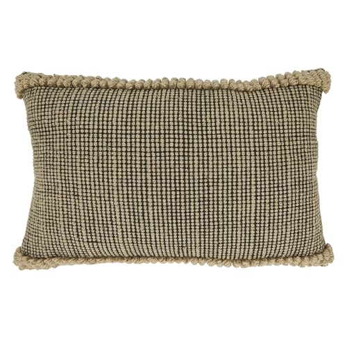 SARO LIFESTYLE Rustic Charm Outdoor Poly Filled Throw Pillow