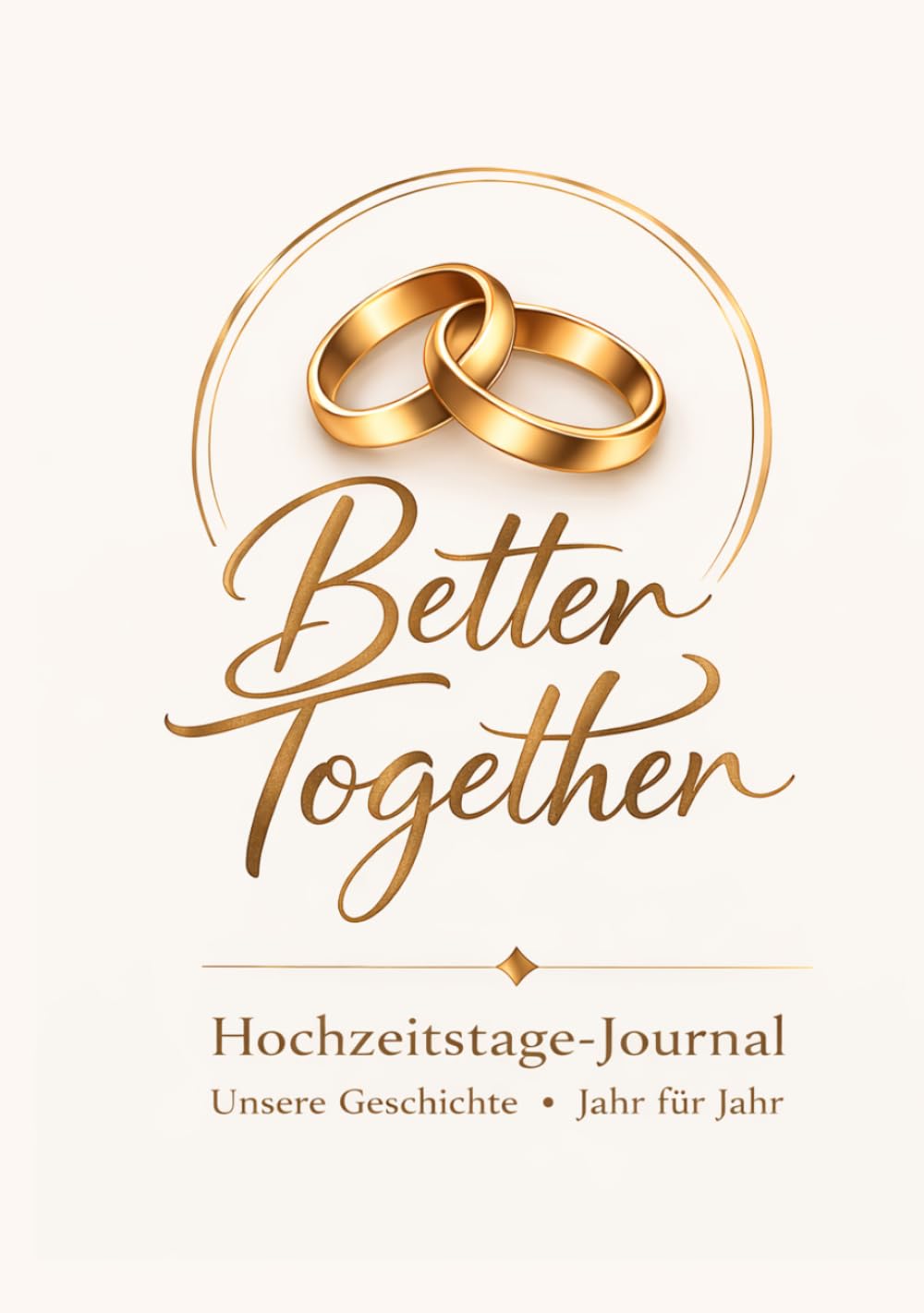 Better Together - Hochzeitstage-Journal: Hochzeitstag Tagebuch I Hochzeitsgeschenk I Buch zur Hochzeit I Geschenk für die Ehe I Hochzeitstag Geschenke I Valentinstag (German Edition)      Hardcover – March 15, 2026