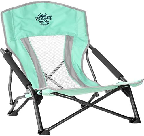 Crazy Creek Beach & Festival Chair – Perfect Concert Seat, Sit Low and Comfortable for a Picnic, Beach, Taligating or RV Use – Easy to Carry Chair in a Bag, Heavy Duty