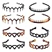 Produktbild Kunststoff-Haarreif mit Haifischzahn-Optik, 8er-Set, unisex, hochwertige Kopfbedeckung, Haarband, Haarreif