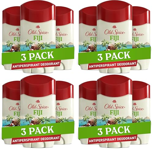 Image of Old Spice Men's Antiperspirant & Deodorant Fiji with Palm Tree, 2.6oz (Pack of 12)