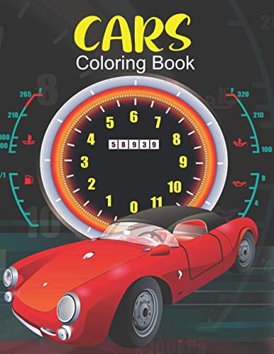 Cars Coloring Book: 40 cars coloring pages for kids and adults to color well designed car drawings . The perfect gift for supercar lovers . image 2