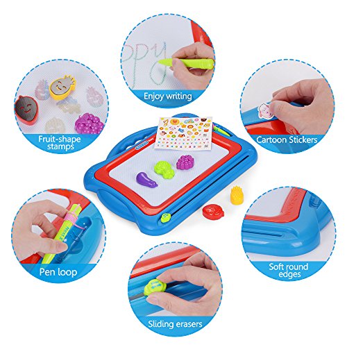 NextX Magnetic Drawing Board, Educational Writing and Learning Doodle Pad Creative Toy for Toddlers Boys Girls Age of 2, 3, 4, 5, 6 Year Old, Etch a Sketch - Thumbnail 4