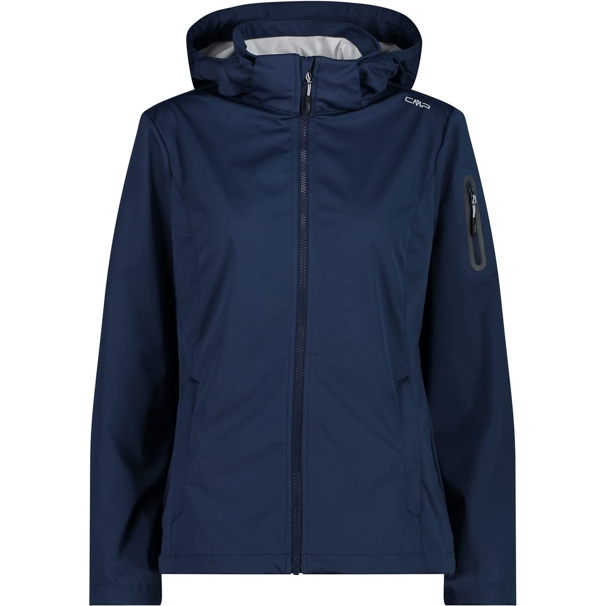 Cmp Women's Bleu Waterproof Hooded Jacket