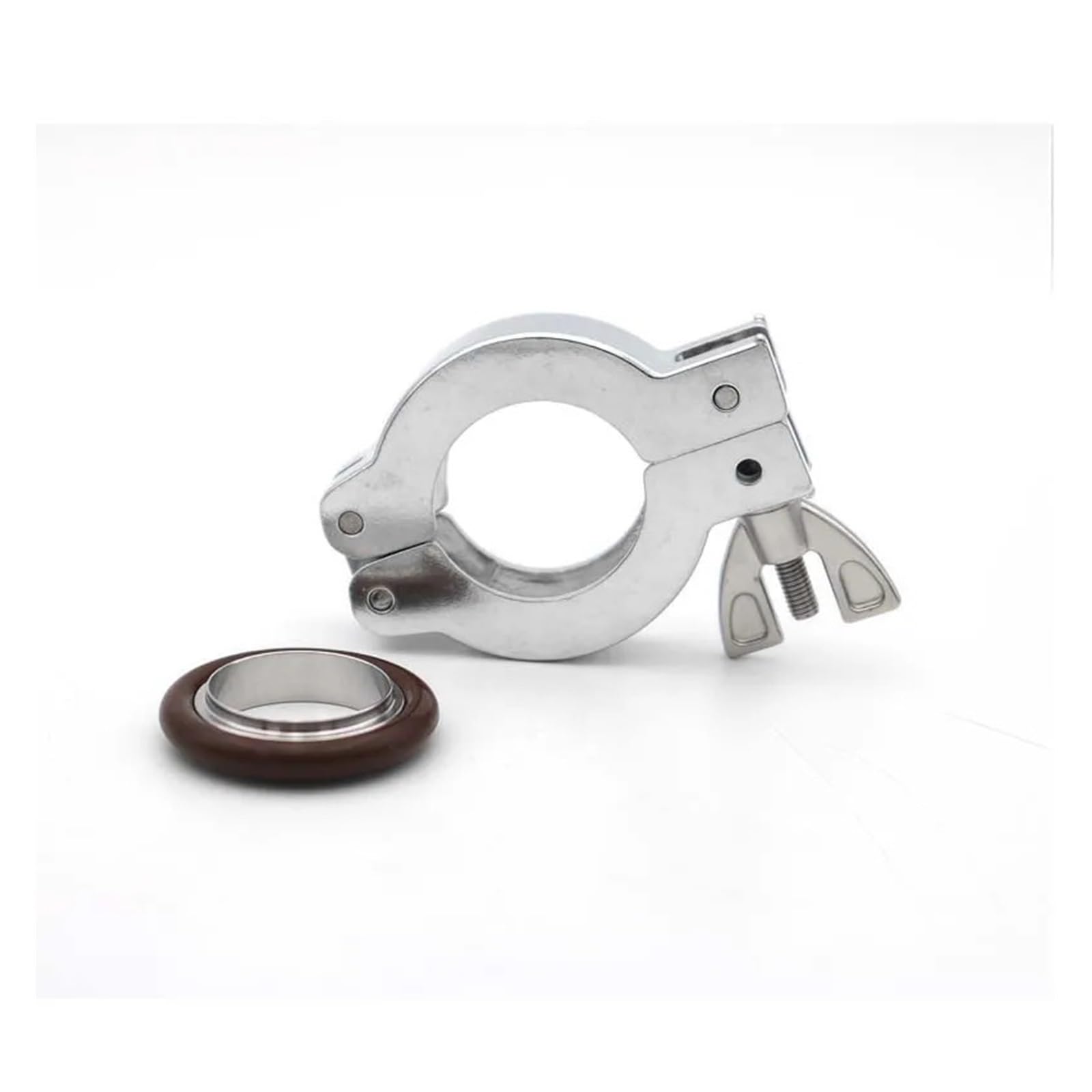 Mqxfczux One Color Kf40 Aluminium Alloy Kf Vacuum Clamp Double Pin Three Jig With Bracket O-Ring