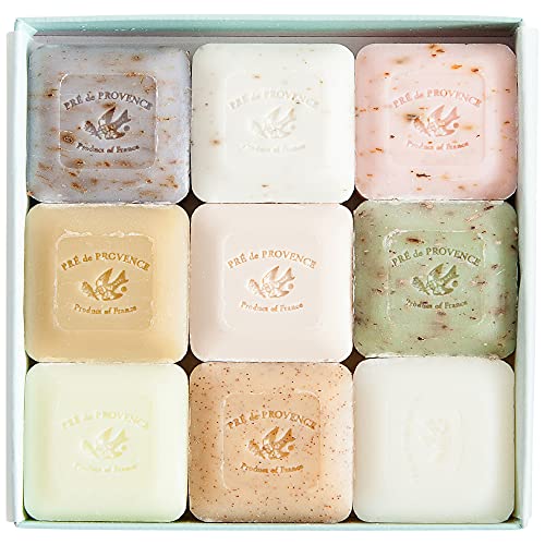 Pre de Provence Luxury Box of Guest Gift Soap (Set of 9) - Assorted 9 Count (Pack of 1)