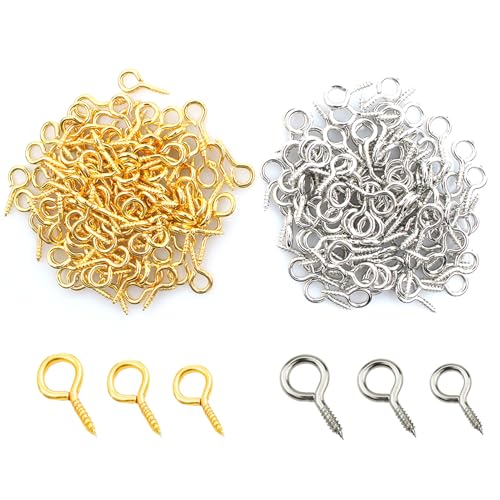 600 Viti A Occhiello Multicolore - Per Gioielli Fai Da Te, Artigianato, 4x8 Mm - Foto 13