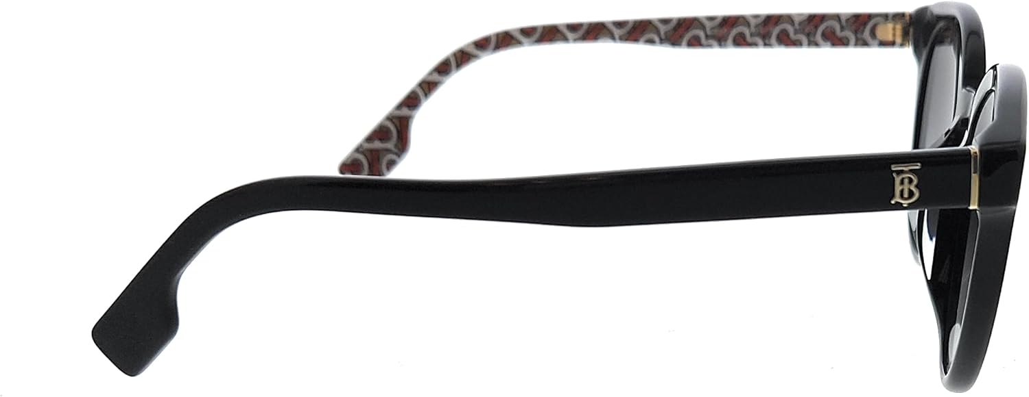 BURBERRY Amelia Grey Gradient Round Ladies Sunglasses BE4326F 38248G 55