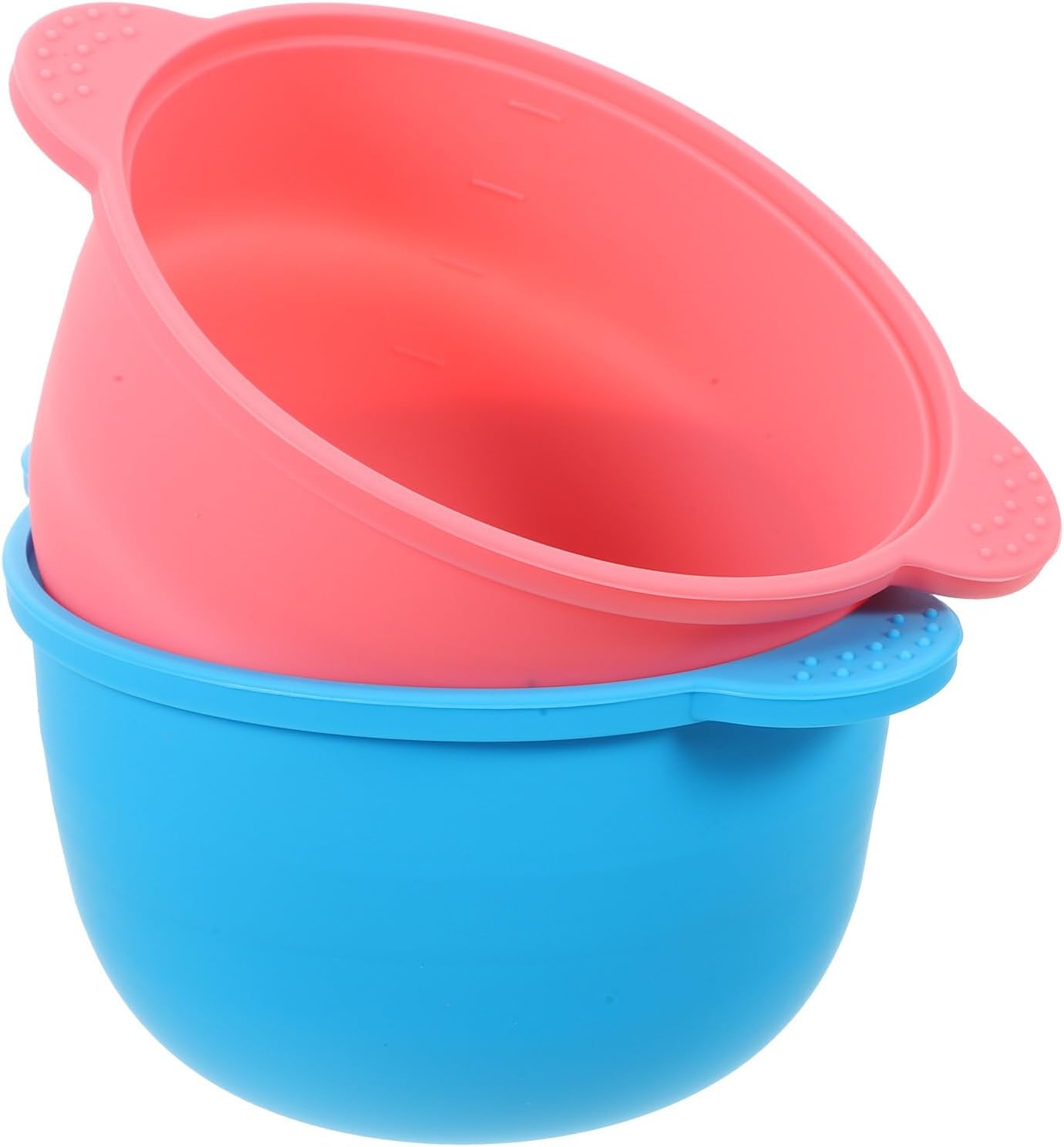 FOMIYES 2pcs Replacement Pot Set for Wax Warmer Removable Silicone Pot Wax Bowl Hair Removal Waxing Bowls (Random Color)