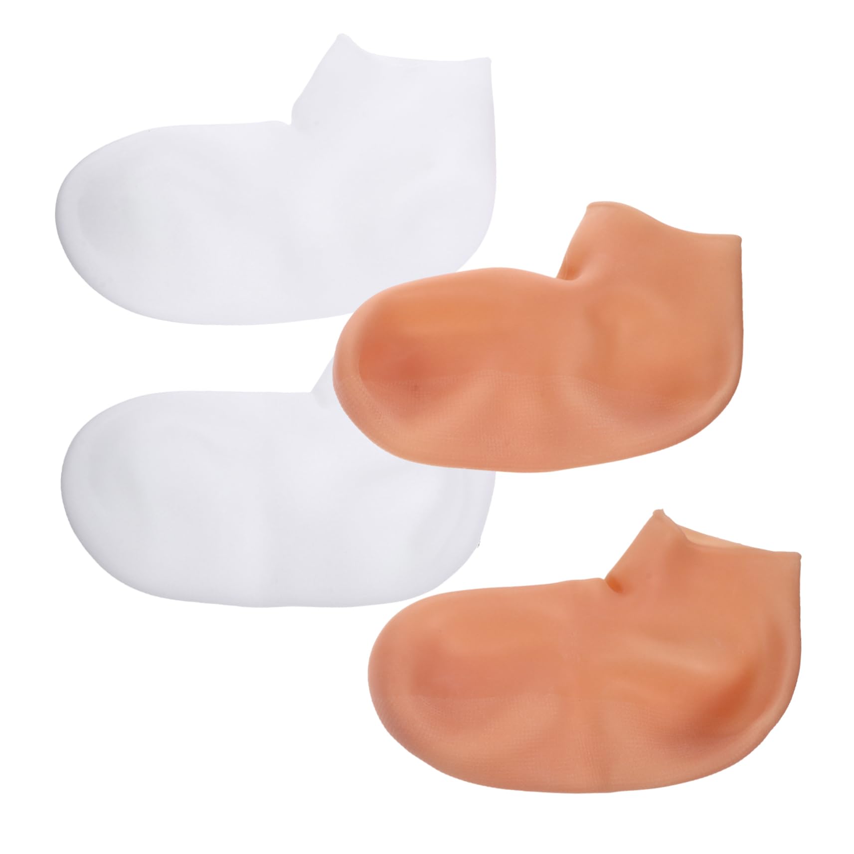 Gogogmee Moisturizing Foot Socks for Dry Cracked Feet 2 Pairs Exfoliating Socks