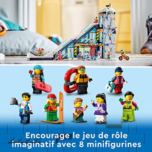 LEGO City Le complexe de ski et d'escalade - vue 10
