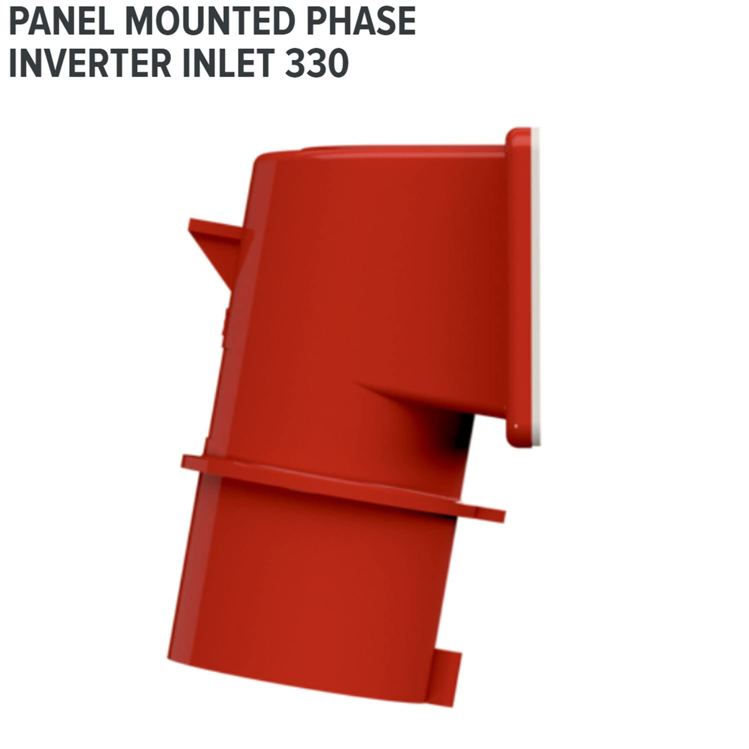 Mennekes 330 - Clavija de Panel con Inversor de Fases 32A 5 polos 400V IP44