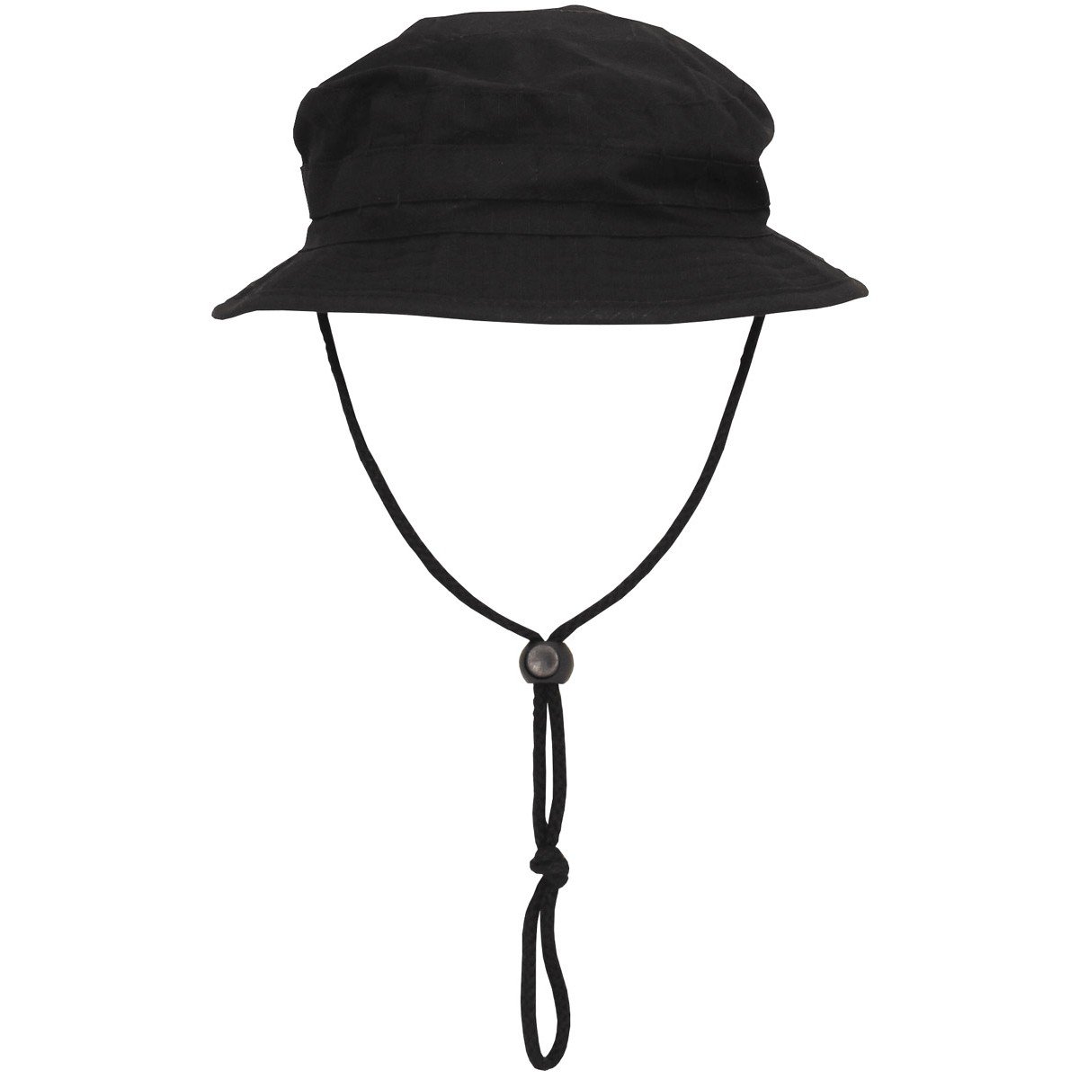 Mfh Men's Black Brit. Bush Hat Boonie Special Forces With Ripstop (Black/S)