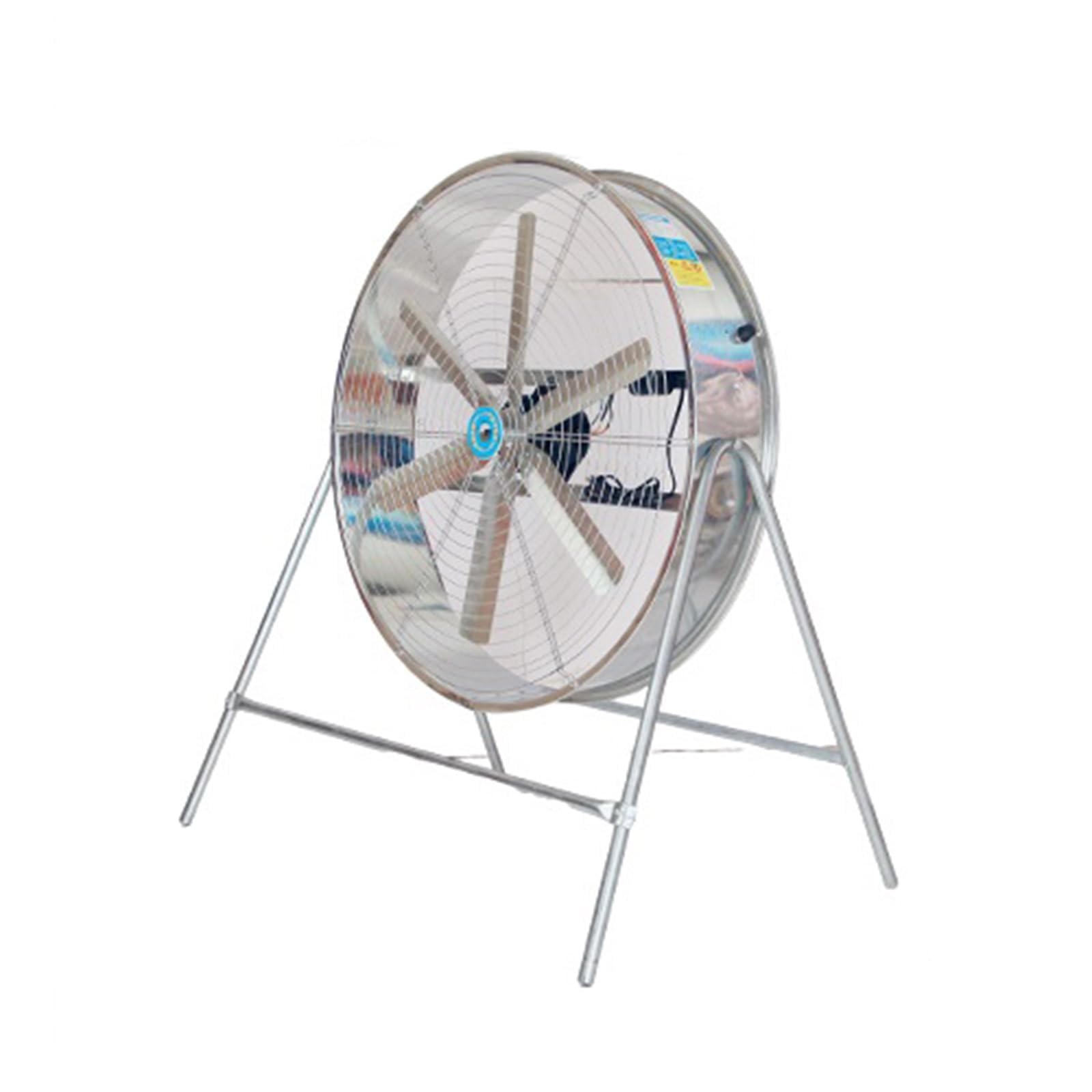 Ventilateur de sol industriel - Vitesse réglable avec support de poteau pour refroidissement d'usine et agricole
