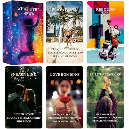 Qcsdckot What's The News? Situations Oracle Cards, Tarot Cards for Beginners, Oracle Deck Used for Love, Career and Life Relationships