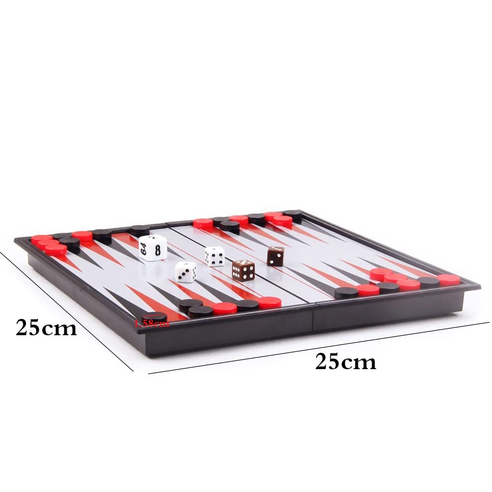 Amazon | バックギャモン セット マグネット式 折りたたみ盤 携帯便利
