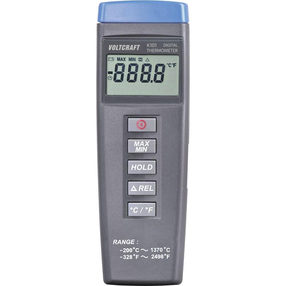 Voltcraft Temperature Meter K101-200 Up To +1370 °C Sensor Type K