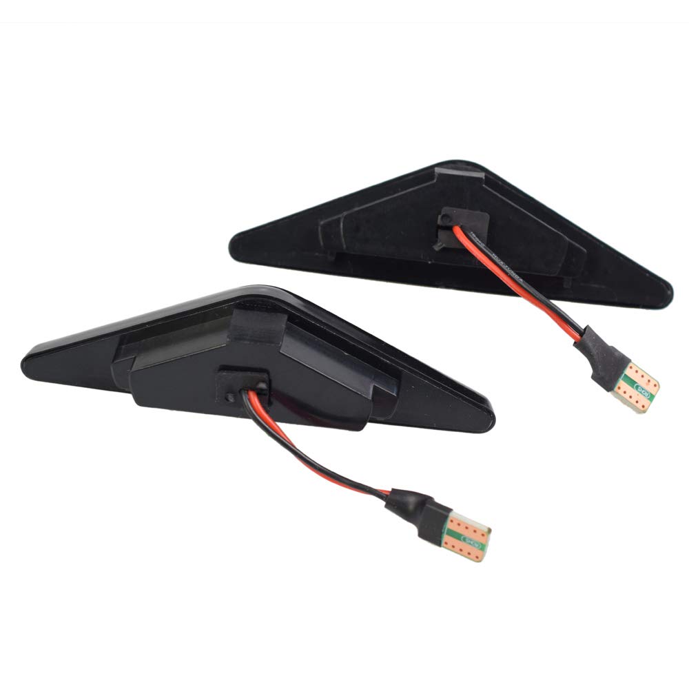 RZG Set Di 2 Indicatoridi Direzione Laterali A LED Neri Per Ford Focus MK I (1998-2004) E Mondeo MK III (2000-2007) - 3