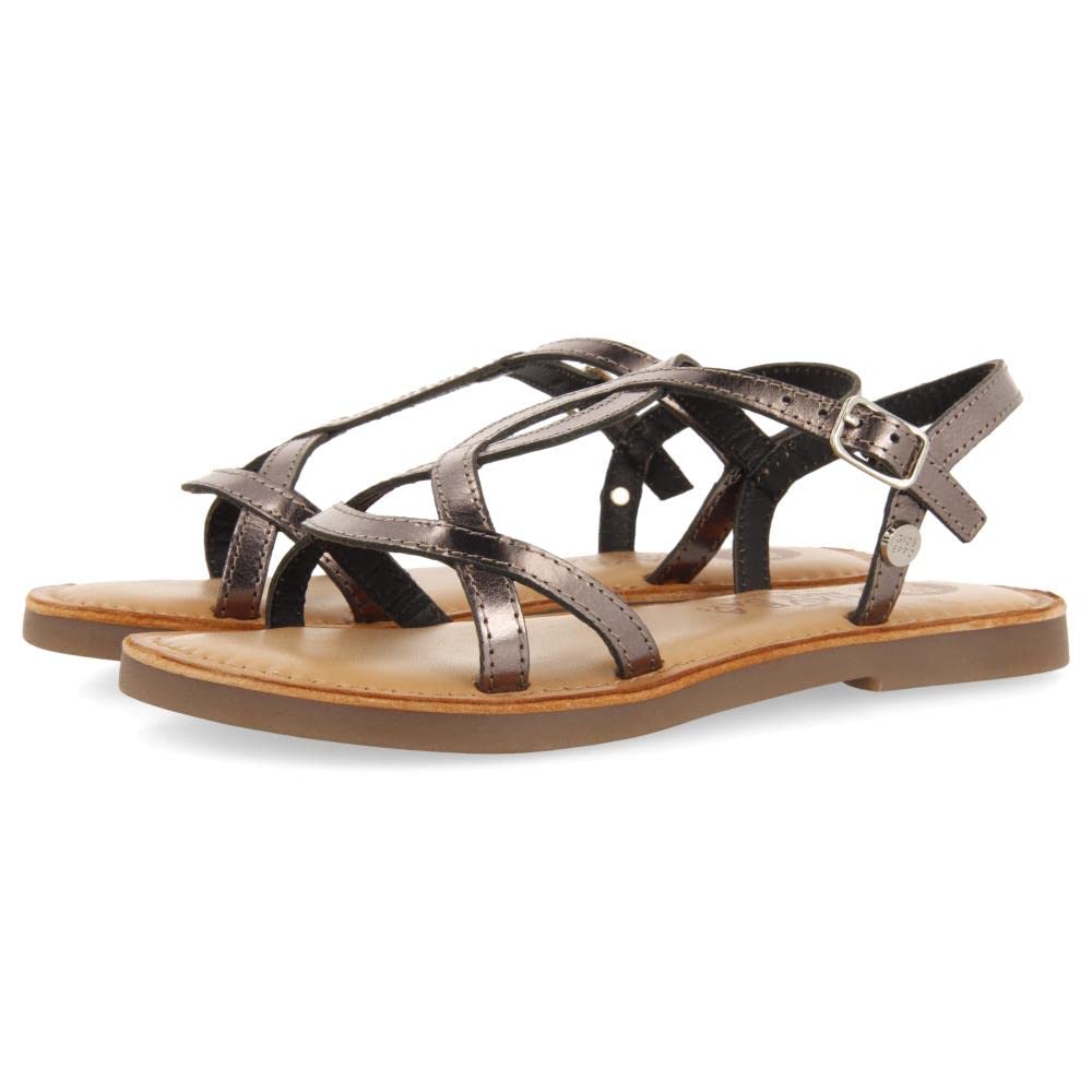 GIOSEPPO Girls' Varzea Sandals, lead grey, 13 UK Child