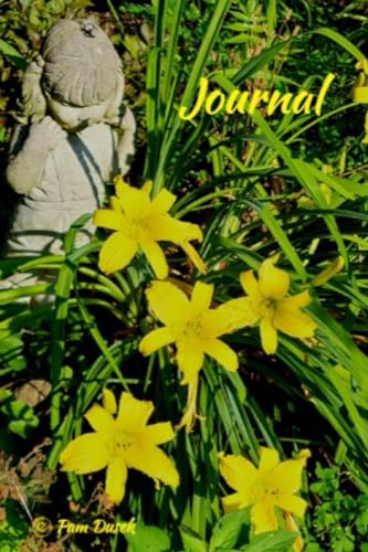 Journal with Yellow Daylilies on Cover 6x9: Interior Pages D