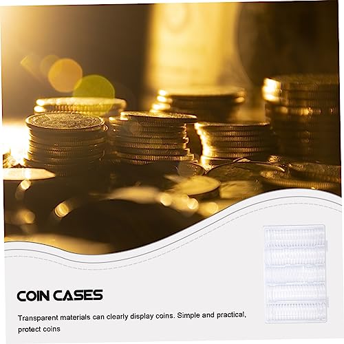 Caja para moneda con cápsula transparente miniatura 3