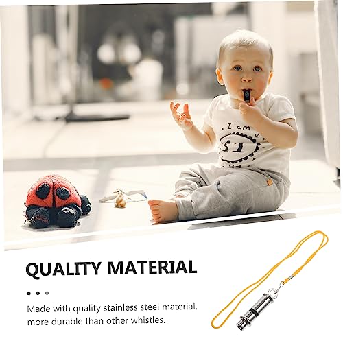 4 silbatos de acero inoxidable para actividades deportivas miniatura 5