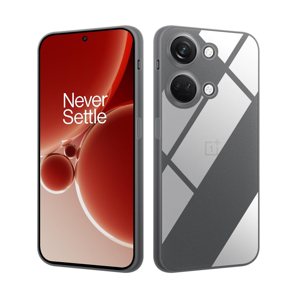 HSP Case for OnePlus Nord 3 5G [Dustproof] Premium TPU Silicone Protective Case | Scratch Resistant Shockproof | Screen and Camera Protector | Translucent Clear | Transparent