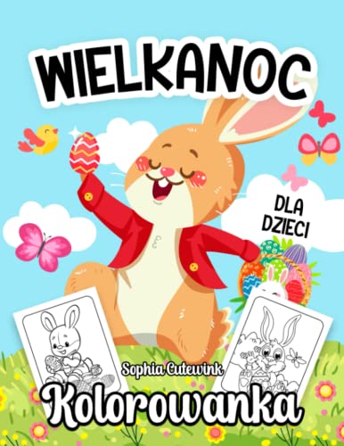 Wielkanoc Kolorowanka Dla Dzieci (Polish Edition)
