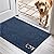 Gorilla Grip Original Indoor Durable Chenille Doormat, 60x36, Absorbent Machine Washable Inside Mats, Low-Profile Rug Doormats for Entry, Mud Room Mat, Back Door, Busy Areas, Navy Blue