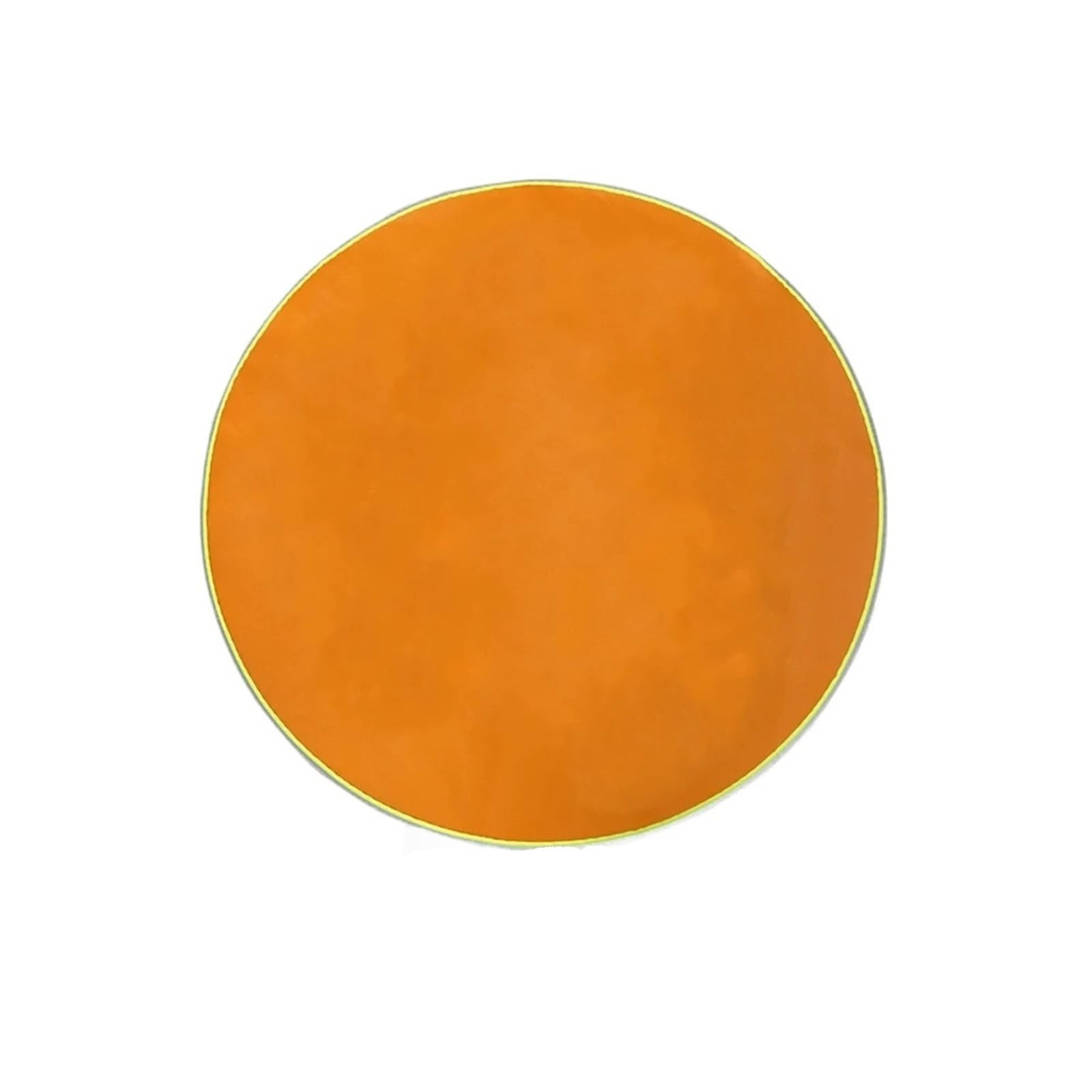 Hearth Rugs Tappetino for camino resistente alle alte temperature in fibra di vetro a doppio strato for la protezione del pavimento in legno(90 * 90cm orange)