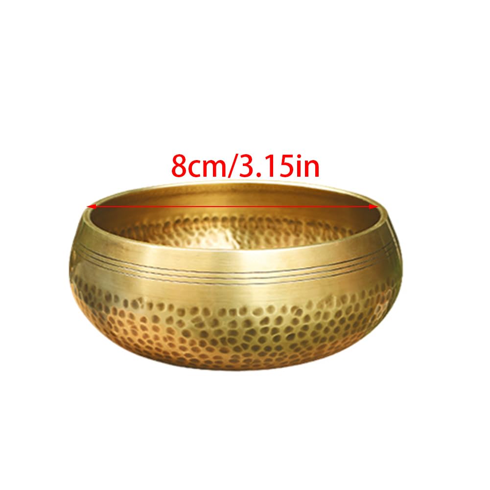 Set di campane tibetane per meditazione con martello fatto a mano per yoga, consapevolezza e meditazione, campana tibetana per meditazione, campana tibetana per yoga, attenzione